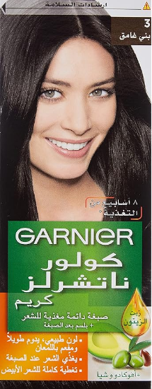 Picture of Garnier Colour Naturals Dark Brown Fonce Permanent Hair Color 1's