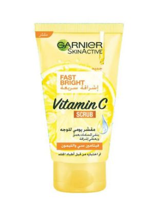 Picture of Garnier Face Scrub Fast Bright 150ml