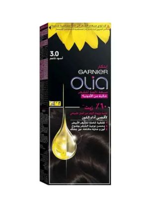 Picture of Garnier Olia Permanent Hair Color No Ammonia 3.0 Soft Black