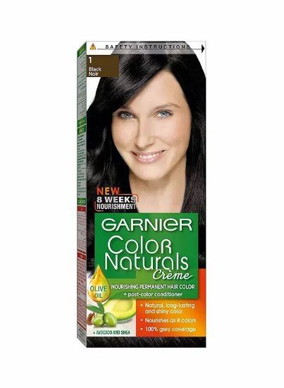 Picture of Garnier Naturals Hair Color Crème #1 Black 1pc