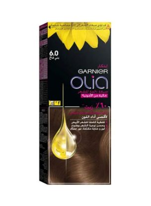 Picture of Garnier Olia Permanent Hair Color No Ammonia 6.0 Light Brown