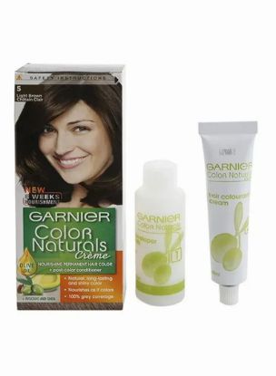 Picture of Garnier Naturals Hair Color Crème #5 Light Brown 1pc