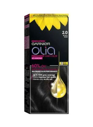 Picture of Garnier Olia No Ammonia Permanent Hair Color 2.0 Black