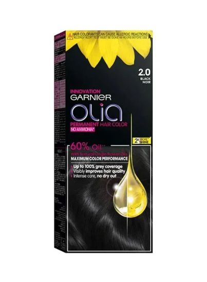 Picture of Garnier Olia No Ammonia Permanent Hair Color 2.0 Black