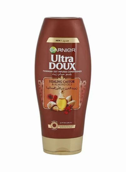 Picture of Garnier Ulitrea Doux Hammam Zeit Infused Conditioner With Castor & Almond Oil 400ml