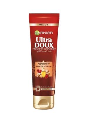 Picture of Garnier Ulitrea Doux Strengtheing Oil Replacement Healing Castor & Almond Oils 300ml