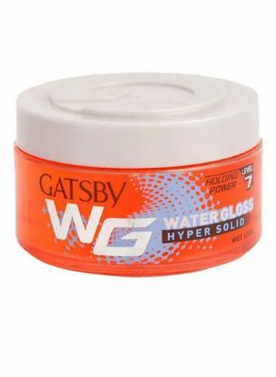 Picture of Gatsby Styling Wax Water Gloss Hyper Solid Wet Look Holding Power Level 7 150gm