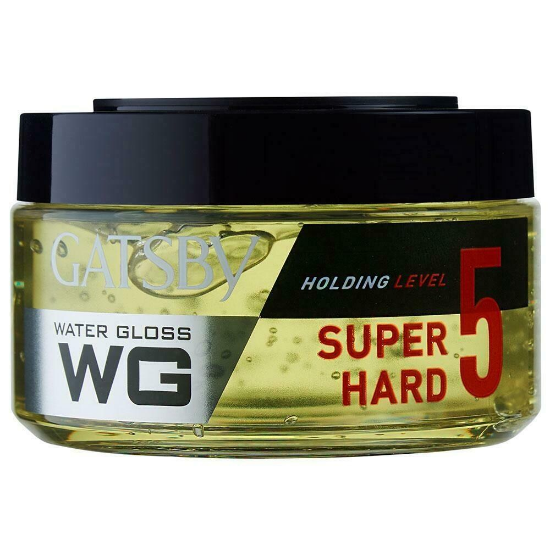 Picture of Gatsby Styling Wax Water Gloss Super Hard Wet Look Holding Power Level 5 150ml