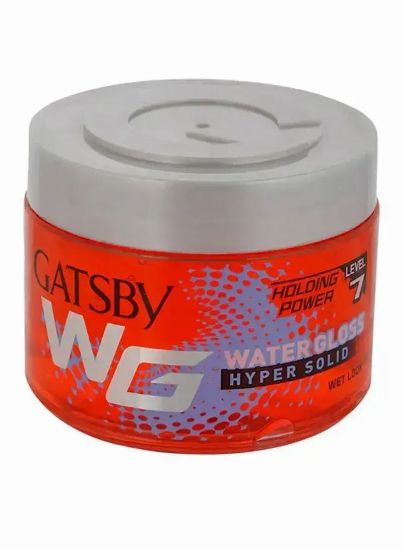 Picture of Gatsby Styling Wax Water Gloss Hyper Solid Wet Look Holding Power Level 7 300gm