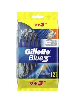 Picture of Gillette Blue III 9+3 Razor 12's