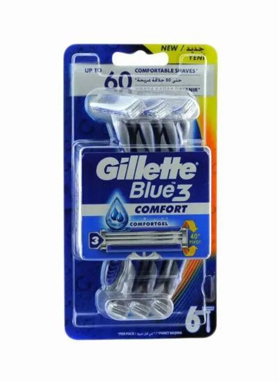 Picture of Gillette Blue III Comfort Razor 6's