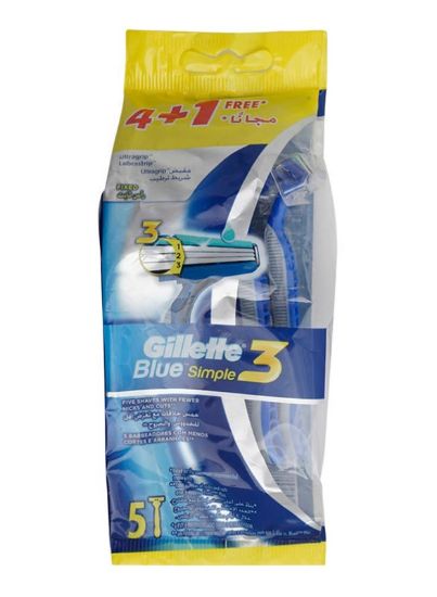 Picture of Gillette Razor Blue3 Simple 5's