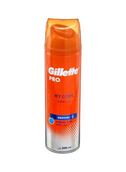 Picture of Gillette Icy Cool Menthol Shave Gel 200ml