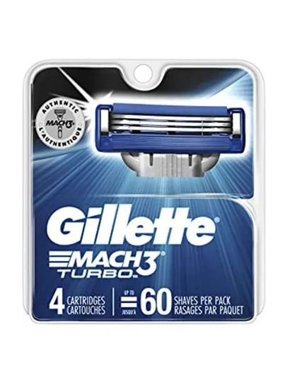 Picture of Gillette Mach3 Turbo Blades 4's