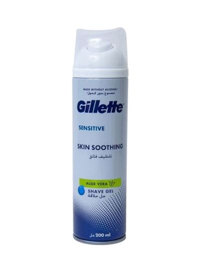 Picture of Gillette Shave Gel Skin Soothing Aloe Vera 200ml