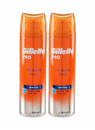 Picture of Gillette Shave Gel Icy Cool Mint 2x200ml