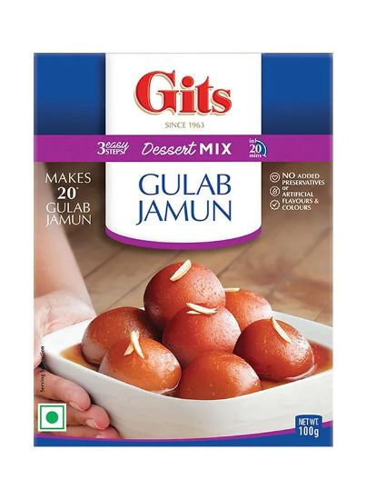 Picture of Gits Dessert Mix Gulab Jamun For 20 Gulab Jamun 100gm