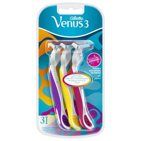 Picture of Gillette Venus 3 Razors 3's