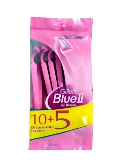 Picture of Gillette ue II for Women Disposable Razor 10+5 15's