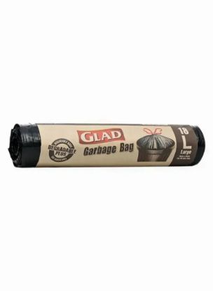 Picture of Glad Garbage Bag Roll Large Black 56Gal 18's