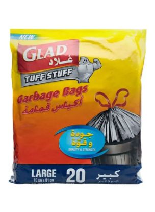 Picture of Glad Tuff Stuff Garbage Bage Large 70cmx 81cm 20's