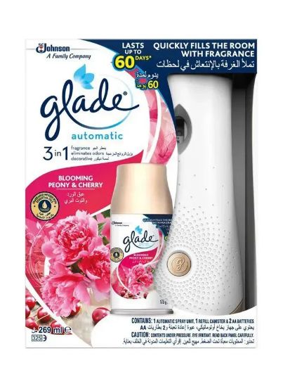 Picture of Glade Blooming Peony And Cherry Automatic Spray Value Pack, 1pc