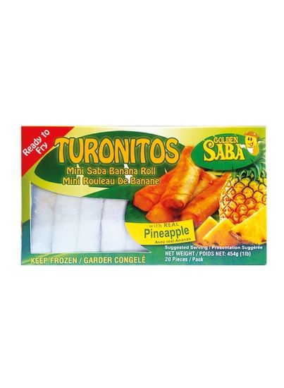 Picture of Golden Saba Frozen Turonitos Pineapple 454gm