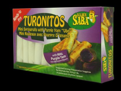 Picture of Golden Saba Frozen Turonitos Ube 454gm