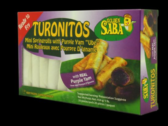 Picture of Golden Saba Frozen Turonitos Ube 454gm