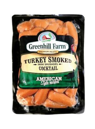 Picture of Greenhill Farm Turkey Smoked Cocktail Mini Sausage 400gm