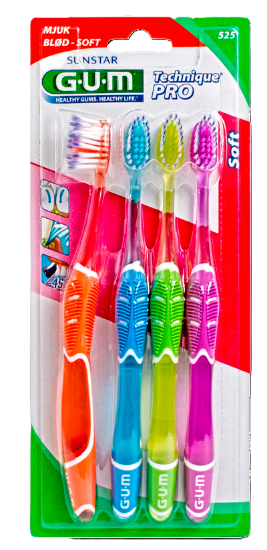 Picture of Gum Toothbrush Technique Soft 2+2pc