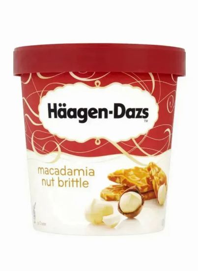 Picture of Haagen Dazs Ice Cream Macadamia Nut Brittle 100ml