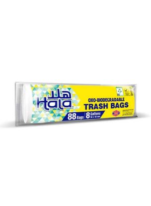 Picture of Hala Garbage Bag Biodegradable 8gallon 88'S