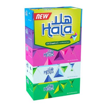 Picture of Hala Facial Tissue 4 Pack (5x150'S)