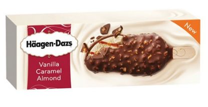 Picture of Haagen-Dazs Ice Cream Vanilla Caramel & Almond 70gm