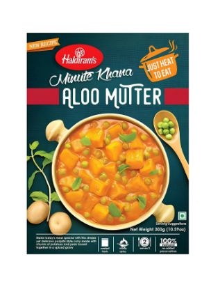 Picture of Haldiram's Minute Khana Aloo Mutter 300gm