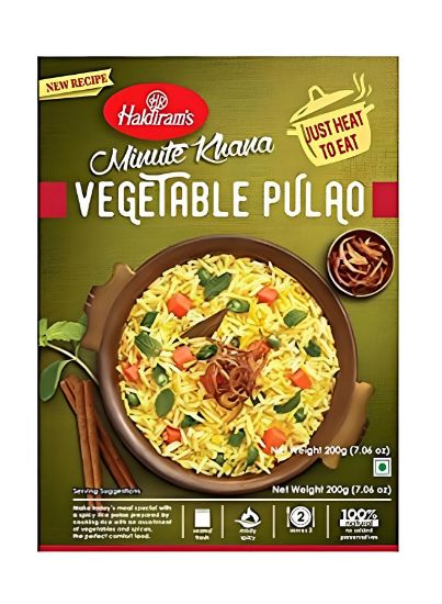 Picture of Haldiram's Minute Khana Vegetable Pulao - 200gm