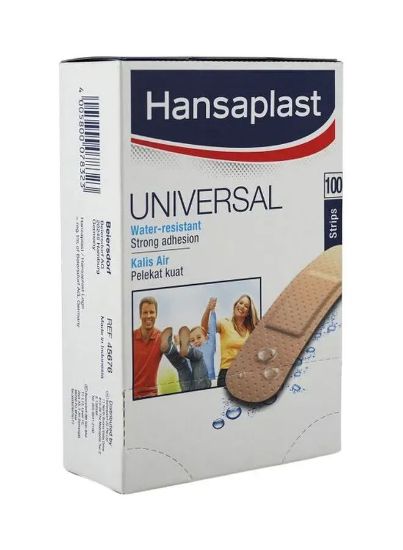 Picture of Hansaplast Universal Water-resistant strong adhesion 100 strips