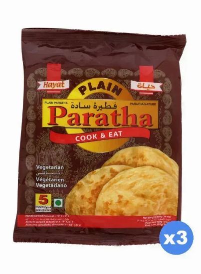 Picture of Hayat Frozen Plain Paratha triple-pack 3x400gm