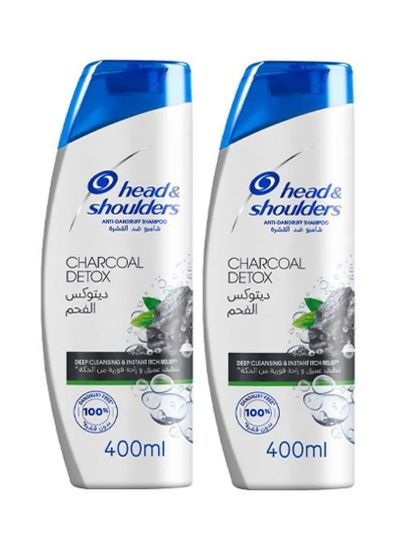 Picture of Head & Shoulders Shampoo Charcoal Detox 2x400ml