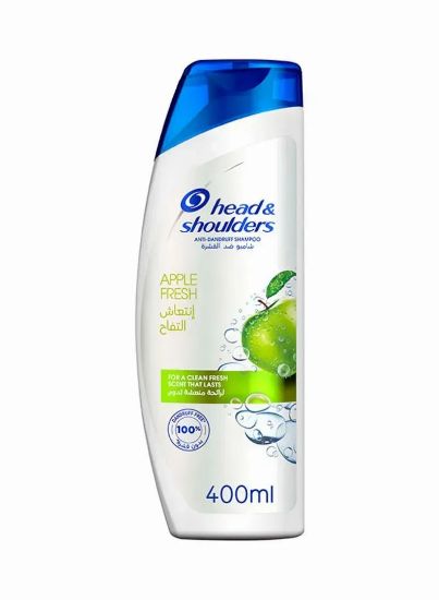 Picture of Head & Shoulders Antidandruff Shampoo Apple Fresh 100% Dandruff Free 400ml