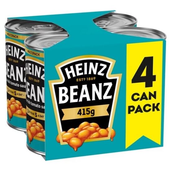 Picture of Heinz Baked Beans Tomato Sauce 3+1 4x415gm