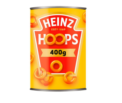 Picture of Heinz Hoops In Tomato Sauce 400gm