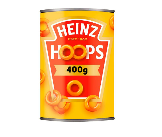 Picture of Heinz Hoops In Tomato Sauce 400gm