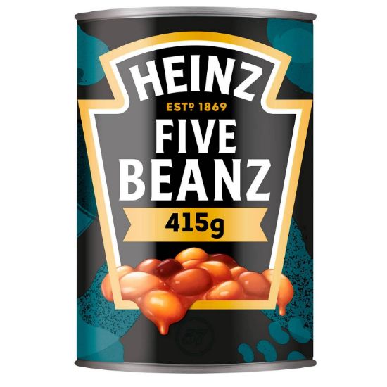 Picture of Heinz Five Beanz in tomato sauce 415gm