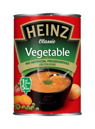 Picture of Heinz Vegetable Soup 400gm