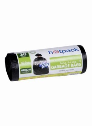 Picture of Hotpack Garbage Bag Medium Black 65x95cm 30's