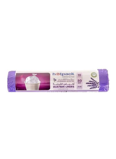 Picture of Hotpack Garbage Bag Lavender 10 Gallons 45x55cm 50's