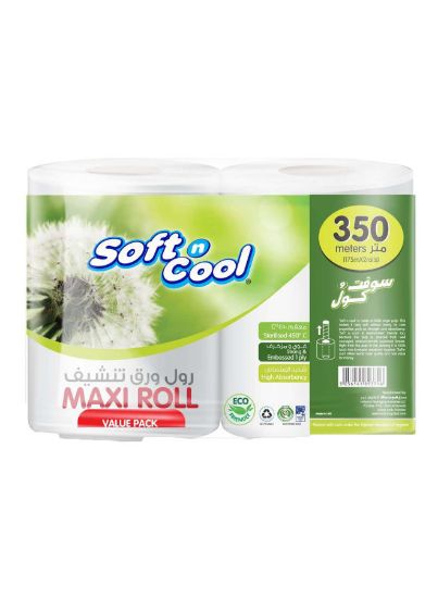 Picture of Soft N Cool Maxi Roll 1-Ply 2x175mtr 2 Rolls