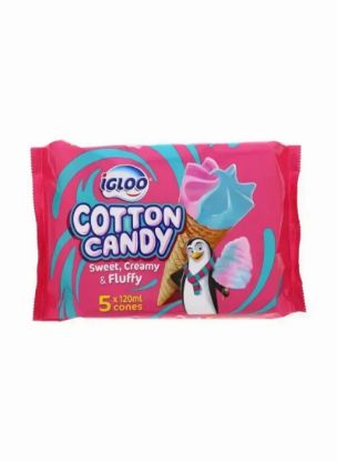 Picture of Igloo Cotton Candy Sweet, Creamy & Fluffy Multi Pack 5x120ml